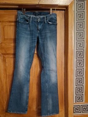 Ralph Lauren Women's Faded Blue Bootcut Jeans